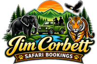 Jim Corbett Safari Booking tiger logo – Official wildlife safari booking service in Jim Corbett National Park