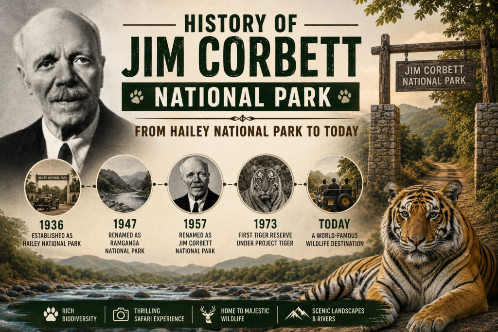 Historic journey of Jim Corbett National Park from Hailey National Park to India's first Tiger Reserve