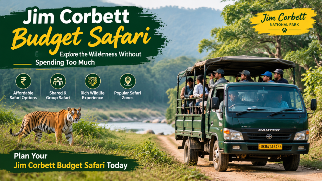 Jim Corbett Budget Safari with affordable jungle safari options and wildlife experience